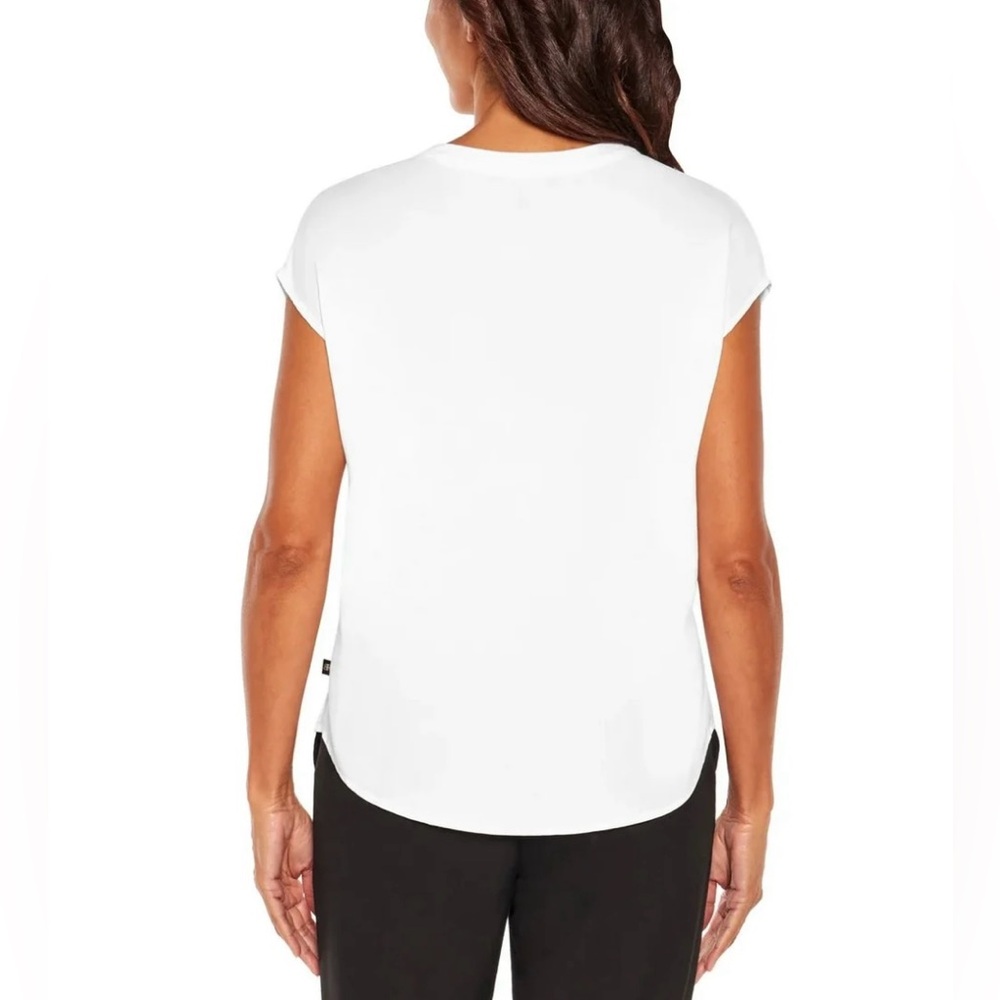 Banana Republic Women's V-Neck Casual Top, White, XXL - Picture 2 of 9